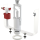 Alcadrain Spülgarnitur mit STOP-Taste SA2000K 3/8" CHROM