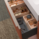 Waschtischunterschrank BIBA 600 1 Metallschublade...