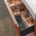 Waschtischunterschrank BIBA 600 1 Metallschublade TERRACOTA 597 x 405 x 450 mm
