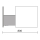 Waschtischunterschrank BIBA 700 1 Metallschublade BLUE FOG 697 x 405 x 450 mm