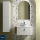 Waschtischunterschrank BIBA 800 1 Metallschublade WHITE COTTON 797 x 405 x 450 mm