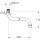 Grohe S-Auslauf Verschraubung M 22 x 1 Ausladung 200mm