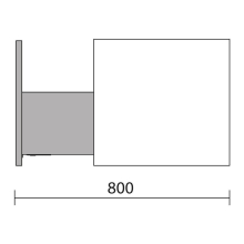 Waschtischunterschrank BIBA 1000 1 Metallschublade MACCHIATO 997 x 405 x 450 mm