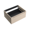 Waschtischunterschrank MONTERREY 600 1 Metallschublade...