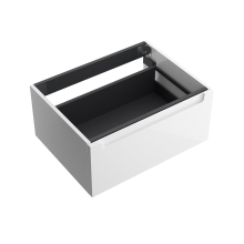 Waschtischunterschrank MONTERREY 800 1 Metallschublade mit Softeinzug WHITE COTTON 797 x 270 x 450 mm