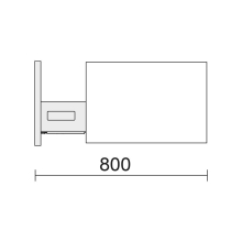 Waschtischunterschrank MONTERREY 1000 1 Metallschublade mit Softeinzug BLUE FOG 997 x 270 x 450 mm