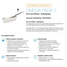 Sauermann Omega Pack 2 All-in-one-Effizienz - Kolbenpumpe