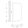 Delabie Urinal-Schamwand LISO XL Edelstahl 1.4301 satiniert