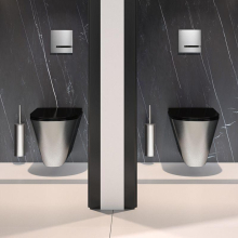 Delabie WC-Sitz Slim S21 schwarz Duroplast mit Deckel