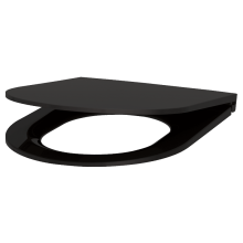 Delabie WC-Sitz Slim S21 schwarz Duroplast mit Deckel mit Abs-Auto.