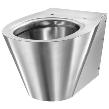 Delabie WC BCN S wandh. Anschl. hi. Edst. 1.4301 doppeltes Materialfinish