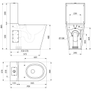 Delabie WC MONOBLOCO 700 PMR mit Spülkasten Edst....