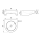 Delabie WT PMR XS Ablauf vertikal ohne Hahnloch Edst. 1.4301 sat.