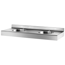 Delabie Reihen-WT DUPLO RP 2 Plätze Hl.D35 o.Überl. Edst.1.4301 sat