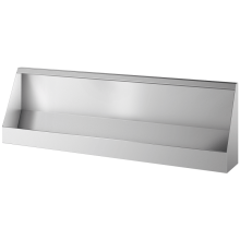 Delabie Urinalrinne wandh. L1800 Anschluss oben Edst. 1.4301 sat