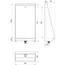 Delabie Standurinal L Fußbodeneinbau L600...