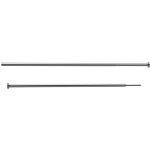 Delabie VH-Stange gerade ausziehbar ECO D20 - 0, 80-2, 10 m, Alu pol.