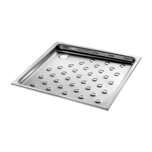Delabie Brausetasse 700x700 Höhe 60 mm Edelstahl 1.4301 satiniert