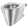 Delabie WC S21 S TC wandh. Anschl. von hinten Edst. 1.4301 satiniert