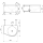Delabie WT DUO S TC R wandh. ohne Hahnloch Edst. 1.4301 satiniert