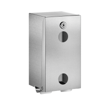 Delabie WC-Papierhalter f. 2 Rollen, Edst. 1.4301 sat.