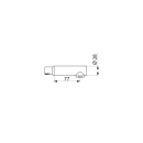 Delabie Edelstahlausläufe BIOCLIP L77 D28mm, 2...