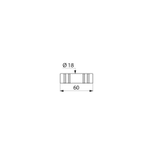 Delabie Verbindungsmuffe für 2 Rohre D20mm