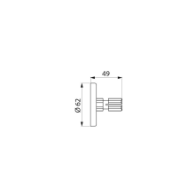 Delabie Befestigungsrosetten für Vorhangstange D20mm, 2 Stück