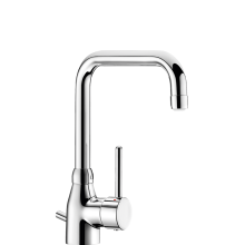 Delabie EHM für WT, Schwenkauslauf H195 L150mm mit Zugst.Ablgarn.