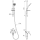 Delabie Duschsystem mit Einhebelmischer 2539S, Standard S-Anschlüsse