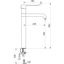 Delabie EHM für WT Schwenkauslauf hoch H305 L220,...
