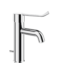 Delabie EHM für WT H.95 L.120, Zugstangenablaufgarnitur, Hygienehebel