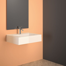 Delabie EHM für WT H.95 L.120, Zugstangenablaufgarnitur, Hygienehebel