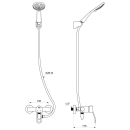 Delabie Duschsystem selbstentl. m. Armatur 2739EPS...