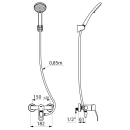 Delabie DU-Sys selbstentl. mit Arm. 2739 Securitouch,...