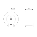 Delabie WC-Papierhalter f. Papierrolle 200m Edst. 1.4301...