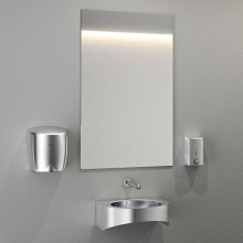 Delabie Spiegel bruchsicher 10x595x980 mm Edst. spiegelpol.