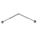 Delabie Vorhangstange EVers. ausziehbar 700-900mm, Edst....