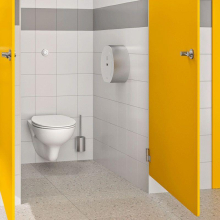Delabie WC-Bürstengarn. W.-Mont. o.Abd. Edst. sat.