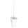 Delabie WC-Bürstengarn. W.-Mont. m.ergonomischem Griff Nylon weiß