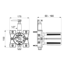 Delabie Elektr. Urinalspüler TEMPOMATIC 4 UP G1/2 6V...