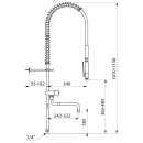 Delabie Geschirrspülbr+HB 433000 o.Arm,...