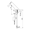 Delabie Stand Ventil TEMPOMATIC4 G3/8, m....