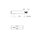 Delabie Wandventil TEMPOMATIC 4 WT G1/2B, 6V-Batterien...