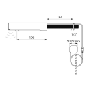 Delabie Wand Vent. TEMPOMATIC4 G1/2B UP-Anschl. 230/6V...