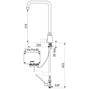 Delabie Stand Ventil TEMPOMATIC PRO G3/8B 230/12V m....