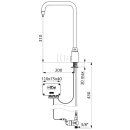Delabie Stand Ventil TEMPOMATIC PRO G3/8B 6V Batterie,...