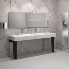 Delabie Winkelfuß MINERALCAST H 675 mm
