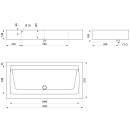 Delabie Waschrinne MINERALCAST wandh. L 1200 2...