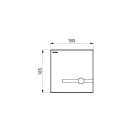 Delabie WC-DrSp.T.MATIC duale Strg.UP mattschw.230/12V...
